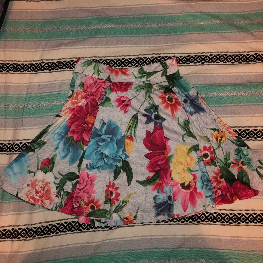 Floral Skater Skirt